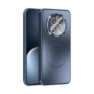 For Honor Magic7 ABEEL Heat Dissipation Frosted MagSafe Phone Case with Lens Film(Dark Blue)