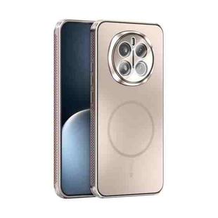 For Honor Magic7 ABEEL Heat Dissipation Frosted MagSafe Phone Case with Lens Film(Rose Gold)