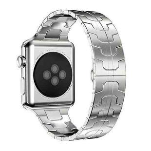 For Apple Watch 42 / 44 / 45 / 46 / 49mm xDfind Butterfly Buckle Stainless Steel Watch Band(Starlight)