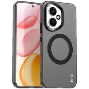 For Honor 400 Global 156.5mm IMAK Chocolate Series TPU + PET MagSafe Phone Case(Black)