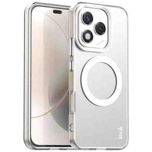 For Honor 400 Lite Global IMAK Chocolate Series TPU + PET MagSafe Phone Case(White)