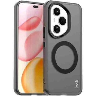 For Honor 400 Pro Global 160.8mm IMAK Chocolate Series TPU + PET MagSafe Phone Case(Black)