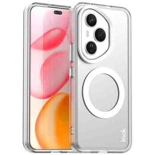 For Honor 400 Pro Global 160.8mm IMAK Chocolate Series TPU + PET MagSafe Phone Case(White)
