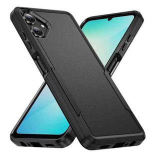 For Samsung Galaxy A06 4G / 5G Pioneer Armor Heavy Duty PC + TPU Phone Case(Black)