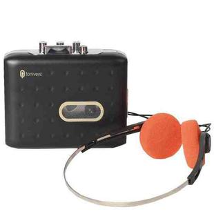 Tonivent TON771 Portable Recorder Tape Converter USB Cassette to MP3 Player(Black)