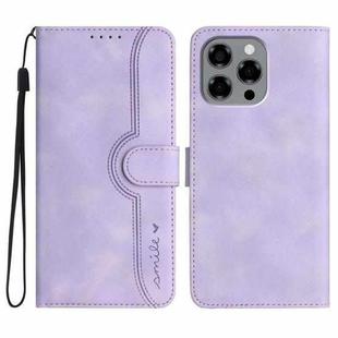 For Doogee Note 58 / Note 58 Pro Heart Pattern Skin Feel Leather Phone Case(Purple)