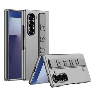 For Samsung Galaxy Z Fold7 5G GKK Ultra-thin Wristband Shockproof Phone Case(Grey)