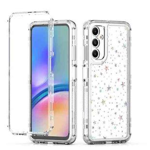 For Samsung Galaxy A05s Transparent Acrylic Laser Paper Phone Case(Stars)