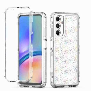 For Samsung Galaxy A05s Transparent Acrylic Laser Paper Phone Case(Snowflake)
