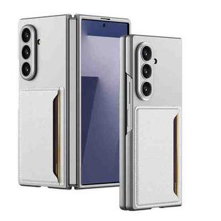 For Samsung Galaxy Z Fold7 5G GKK Ultra-thin Card Bag Phone Case(Silver)