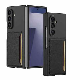 For Samsung Galaxy Z Fold7 5G GKK Ultra-thin Card Bag Phone Case(Black)