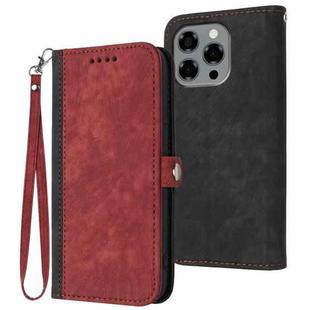 For Doogee Note 58 / Note 58 Pro Side Buckle Double Fold Hand Strap Leather Phone Case(Red)