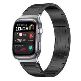 For Huawei Watch D2 xDfind I-Shaped Buckle Stainless Steel Watch Band(Black)