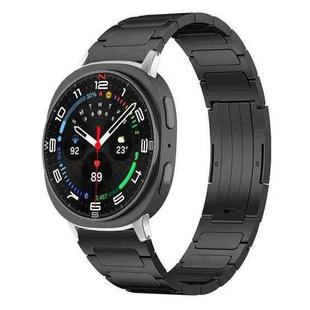 For Samsung Galaxy Watch8 / 8 Classic xDfind I-Shaped Buckle Stainless Steel Watch Band(Black)