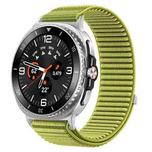 For Samsung Galaxy Watch8 / 8 Classic xDfind Woven Nylon Hook And Loop Fastener Watch Band(Wilderness Green)