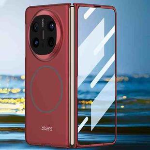 For Huawei Mate X6 GKK Integrated Ultra-thin Full Coverage Magnetic Thin Ring Phone Case(Red)