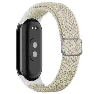 For Xiaomi Smart Band 10 / 9 / 8 xDfind Adjustable Elastic Nylon Braided Watch Band(Starlight)