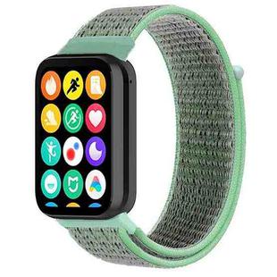 For Xiaomi Smart Band 9 Pro/8 Pro/Redmi Watch 5/4 xDfind Nylon Hook and Loop Fastener Watch Band(Blue Sea)