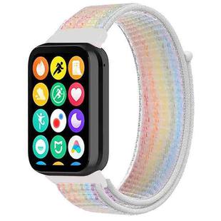 For Xiaomi Smart Band 9 Pro/8 Pro/Redmi Watch 5/4 xDfind Nylon Hook and Loop Fastener Watch Band(Colorful)