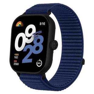 For Xiaomi Smart Band 9 Pro/8 Pro/Redmi Watch 5/4 xDfind Woven Nylon Hook And Loop Fastener Watch Band(Azure)