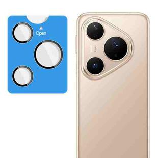 For Huawei Pura 80 Pro / Pura 80 Pro+ imak Glass Rear Camera Lens Film Phone Case Exclusive, Self-positioning Version