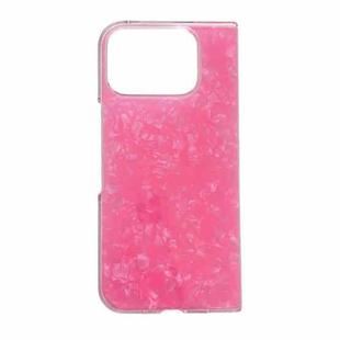 For Google Pixel 10 Pro Fold Pearlescent Shell Texture Phone Case(Red)
