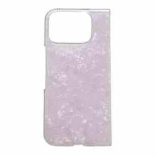 For Google Pixel 10 Pro Fold Pearlescent Shell Texture Phone Case(Pink)