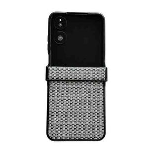 For Xiaomi Mix Flip 2 Fantasy Weave Pattern Three-piece Set Protective Phone Case(Gray)