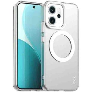 For OPPO Reno14 Pro Global IMAK Chocolate Series TPU + PET MagSafe Phone Case(White)