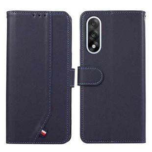 For OnePlus Nord 5 ABEEL Delicate Texture Splicing RFID Leather Phone Case(Blue)