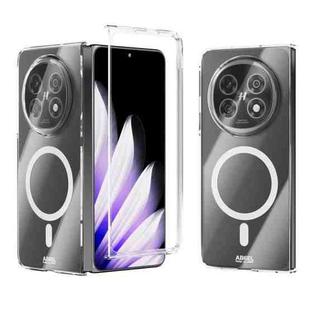 For OPPO Find N5 ABEEL Transparent MagSafe Magnetic Scratch-resistant PC Phone Case(Transparent)