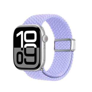 For Apple Watch 38 / 40 / 41 / S10 42mm DUX DUCIS Mixture Ultra Series Magnetic Buckle Nylon Braided Strap(Misty Purple)