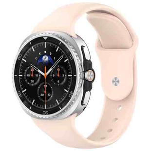 For Samsung Galaxy Watch8 / 8 Classic xDfind Reverse Buckle Silicone Watch Band(Pink)