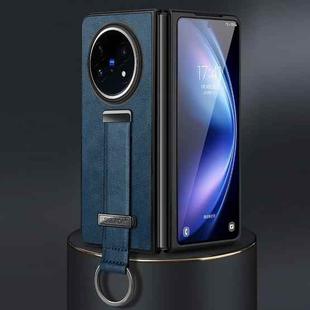 For vivo X Fold5 SULADA PC Hybrid Leather Texture Skin Feel Shockproof Phone Case(Blue)