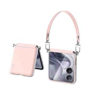 For Xiaomi Mix Flip 2 SULADA Skin Feel Liquid Leather Shockproof Phone Case(Pink)