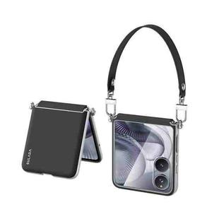 For Xiaomi Mix Flip 2 SULADA Skin Feel Liquid Leather Shockproof Phone Case(Black)