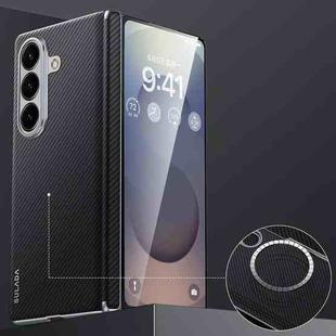 For Samsung Galaxy Z Fold7 5G SULADA 600D Kevlar Texture PC Shockproof Phone Case(Black)