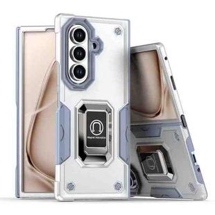 For Samsung Galaxy Z Fold7 Non-slip Shockproof Armor Phone Case with Ring Holder(White)