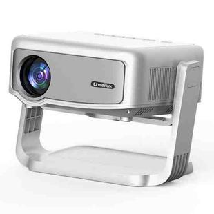 Cheerlux C6C Same Screen Version 1280x720P 180ANSI Bluetooth 5.1 Smart Projector, AU Plug, with Gimbal(White)