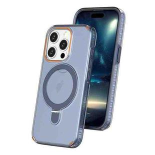 For iPhone 15 Pro Colorful 2 in 1 MagSafe Ring Holder Phone Case(Royal Blue)