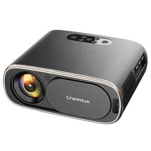 Cheerlux C16A Android Version 1920x1080P 450ANSI Smart Projector, EU Plug(Black)