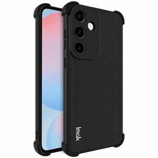 For Samsung Galaxy S25 FE 5G imak Shockproof Airbag TPU Phone Case(Matte Black)