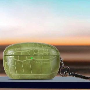 For Sony WF-1000XM5 Candy Color Crocodile Texture Earphone Protective Case(Green)