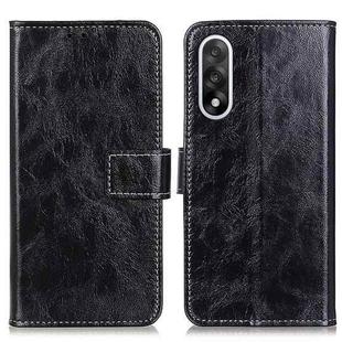 For OnePlus Nord 5 / Ace 5 Ultra Retro Crazy Horse Texture Leather Phone Case(Black)