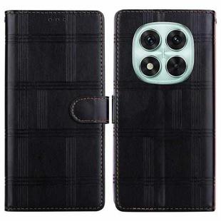 For Redmi Note 14 Pro 4G / 5G Embossed Checkered Leather Phone Case(Black)