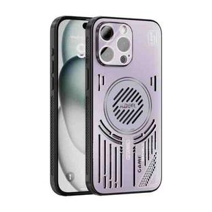 For iPhone 13 Pro Max ABEEL Ice Fox Series Magsafe Heat Sink Cooling Phone Case(Pink Purple)