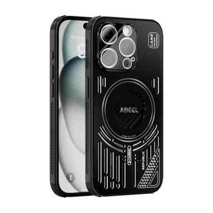 For iPhone 13 Pro ABEEL Ice Fox Series Magsafe Heat Sink Cooling Phone Case(Black)