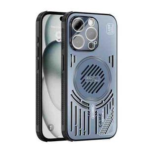 For iPhone 13 Pro ABEEL Ice Fox Series Magsafe Heat Sink Cooling Phone Case(Blue)