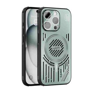 For iPhone 13 Pro ABEEL Ice Fox Series Magsafe Heat Sink Cooling Phone Case(Light Green)