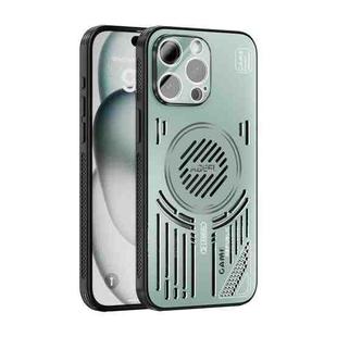 For iPhone 15 Pro ABEEL Ice Fox Series Magsafe Heat Sink Cooling Phone Case(Light Green)